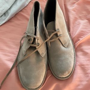 Clarks suede shoes